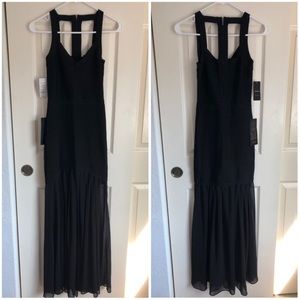 BEBE Fit & Flare Bandage Gown